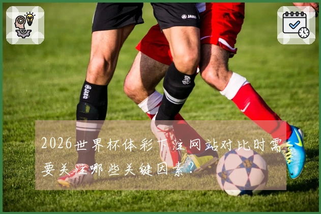 2026世界杯体彩下注网站对比时需要关注哪些关键因素？