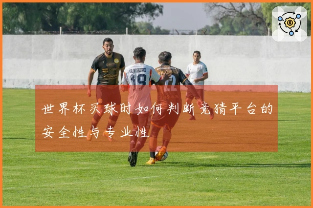 世界杯买球时如何判断竞猜平台的安全性与专业性