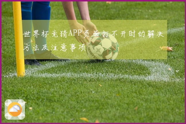 世界杯竞猜APP页面打不开时的解决方法及注意事项