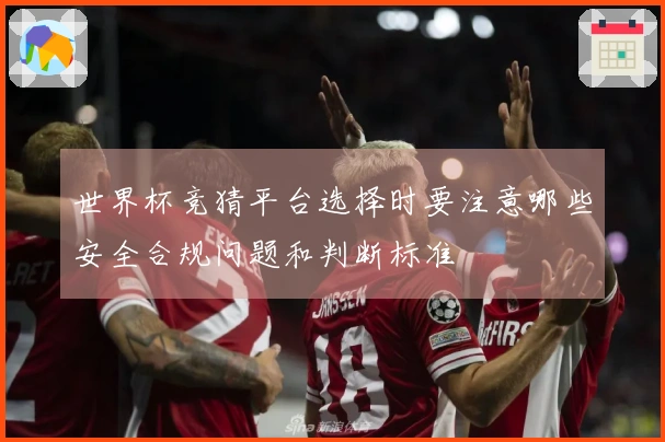 世界杯竞猜平台选择时要注意哪些安全合规问题和判断标准